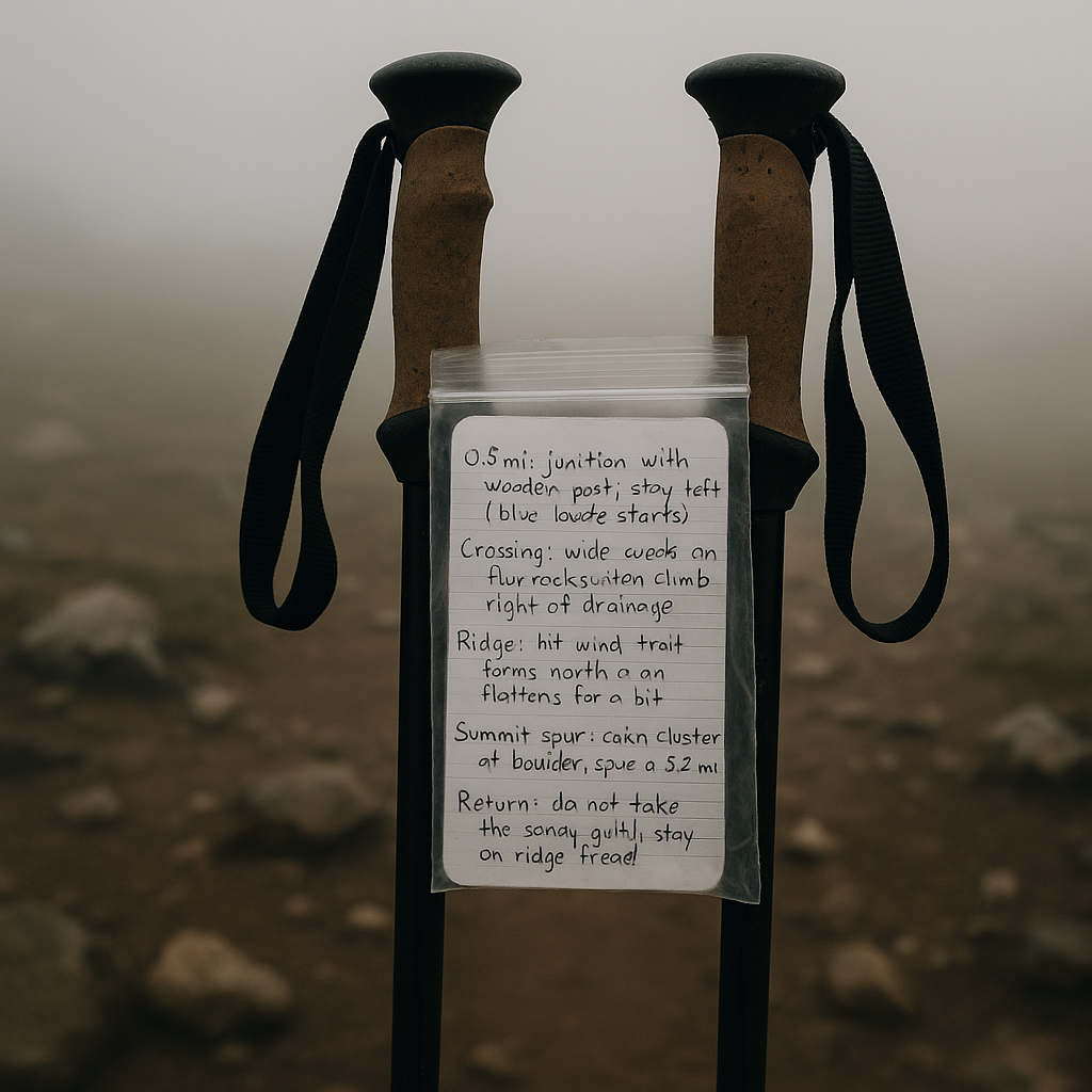 The index-card micro-route you can follow when your phone dies