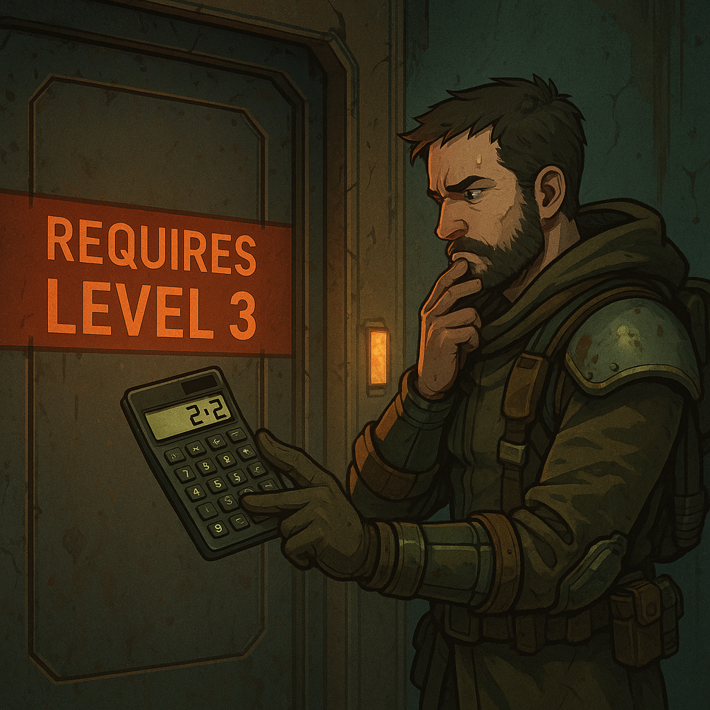 Treat locked doors like math, not scenery