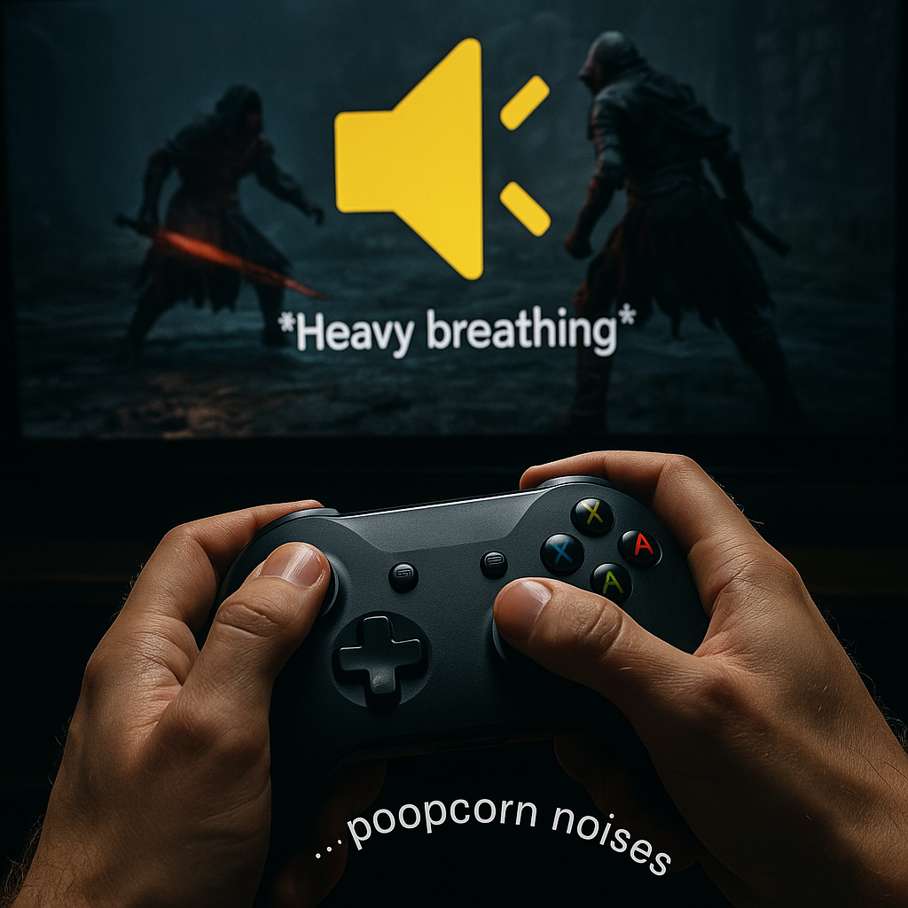 Mute the game and win the subtitle fight