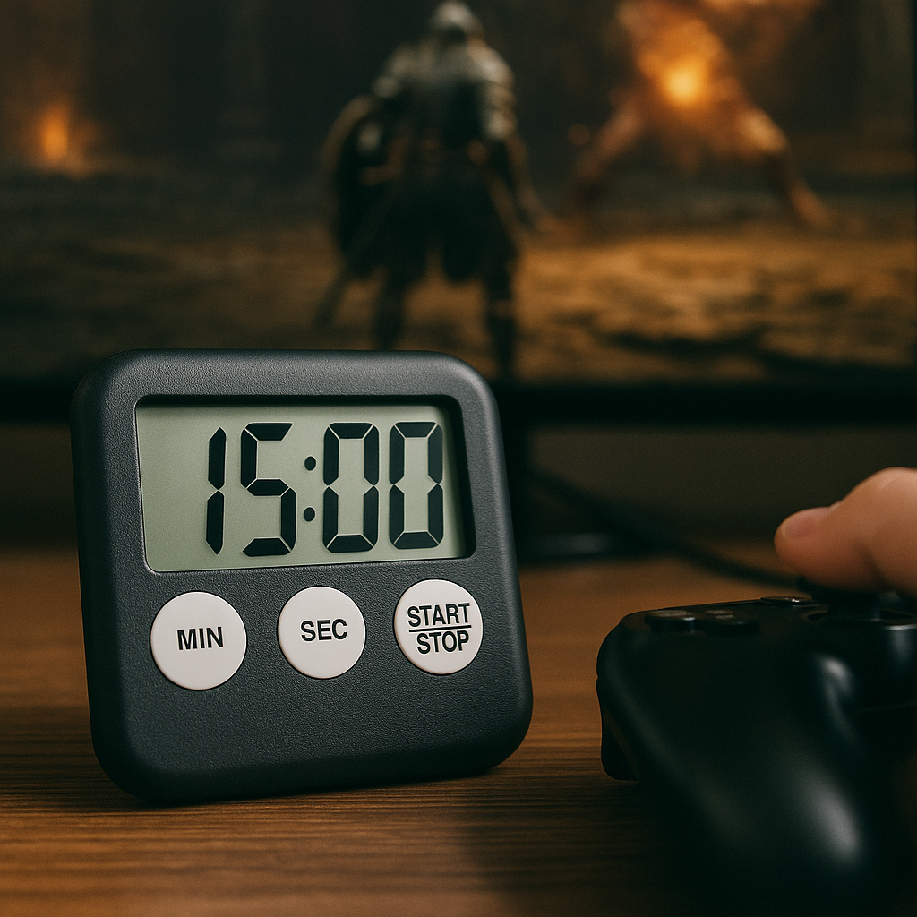 Use a 15-minute "tilt tax" timer and quit on purpose