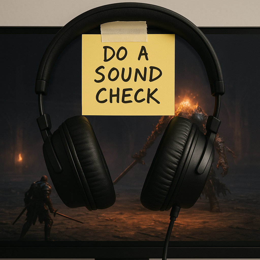 Do a one-minute audio calibration before you pull