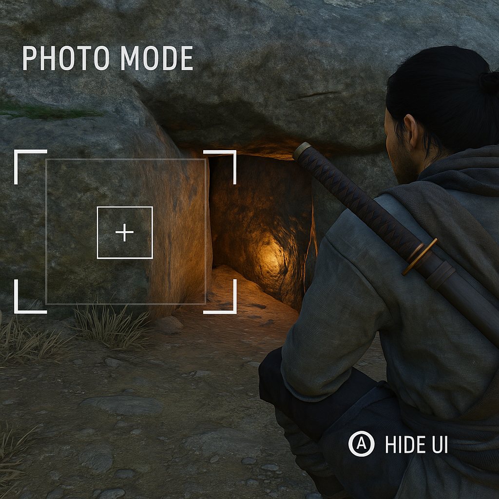 Use photo mode as a cheap drone