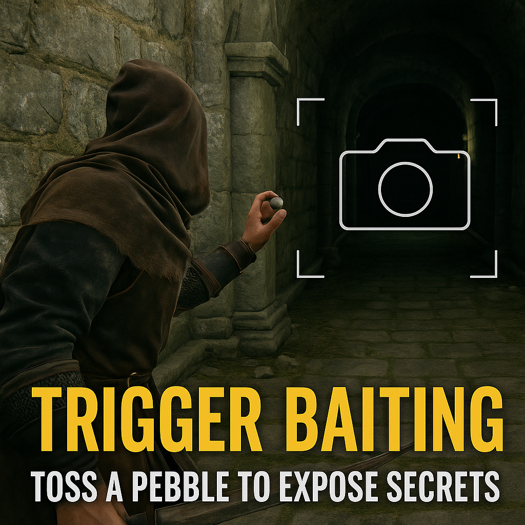 Trigger baiting: make the world show its hand