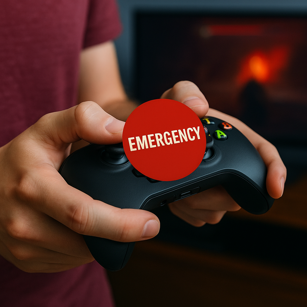 Remap one emergency button and practice it once