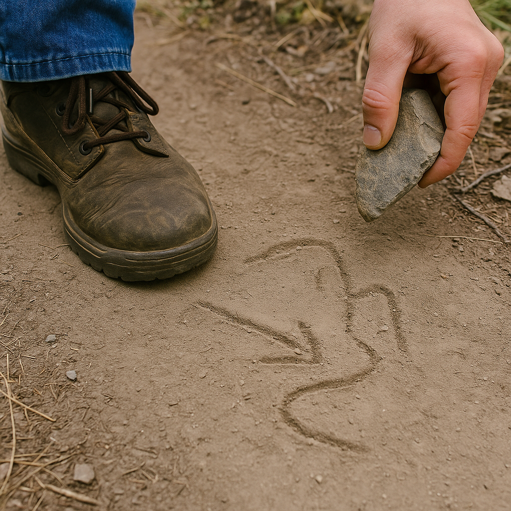 Scratch a micro-map in the dirt before you commit