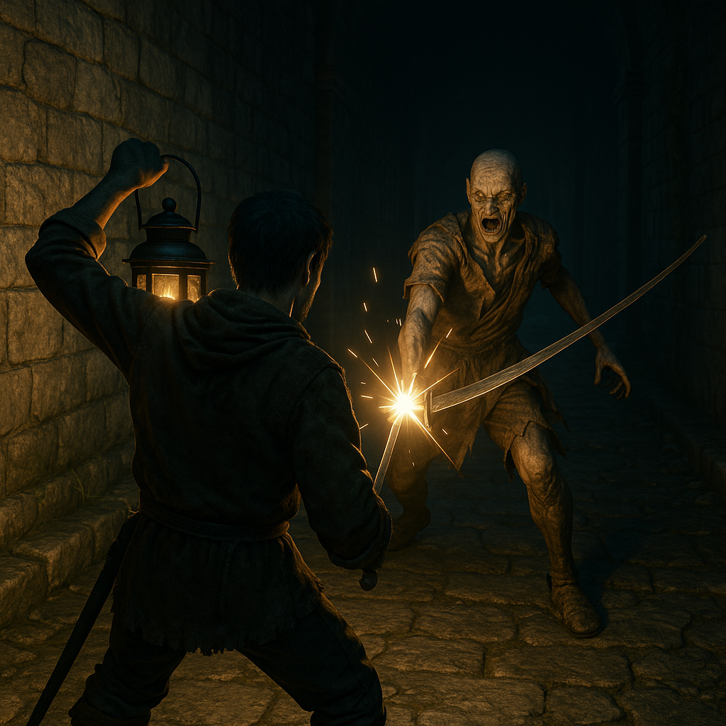 The lantern parry loop (no boss required)