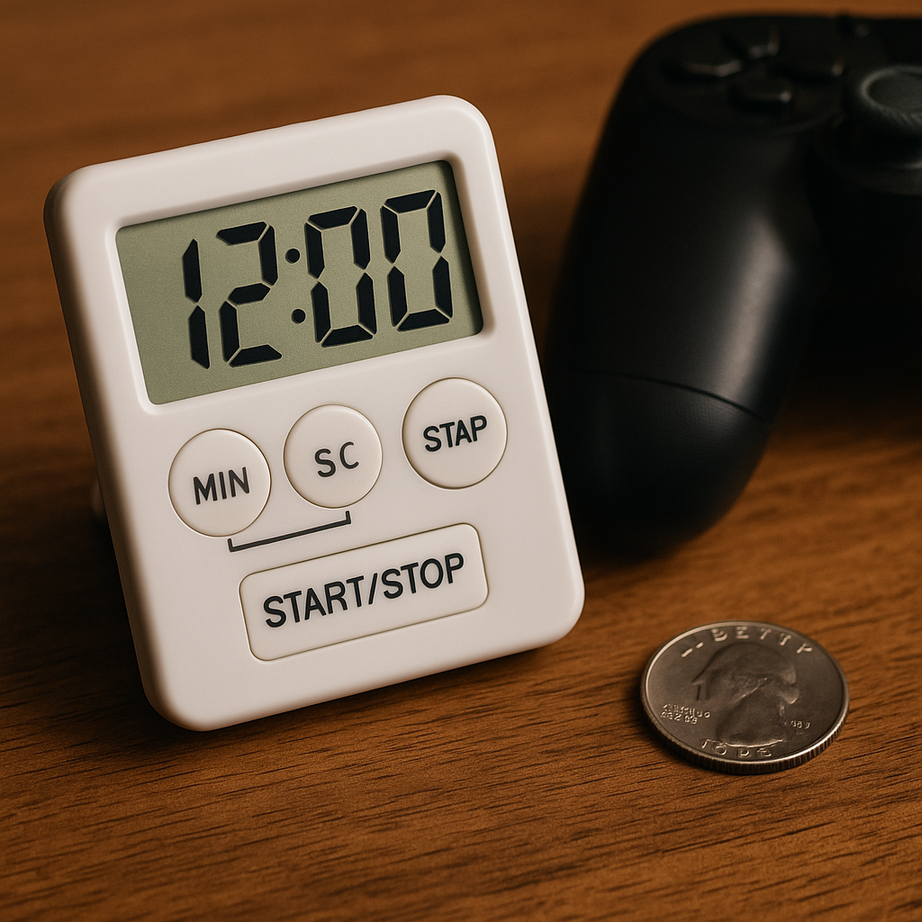 Set a 12-minute practice timer, not an open-ended grind